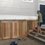 Garden Tool Storage Area