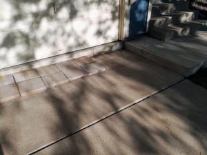 Before - Messed Up Garage Entry